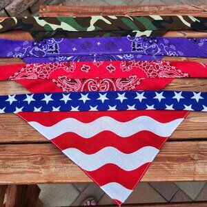 OS 32" Hand Crafted Reusable Neck Cooler Bandana to Keep Your Dog Cooler Thi…